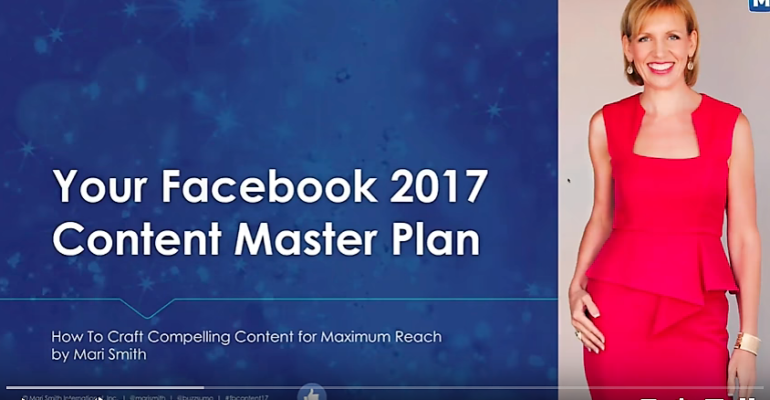 Facebook Content Master Plan by Mari Smith & BuzzSumo